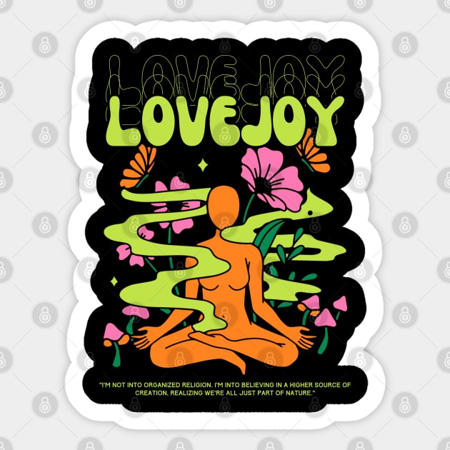 Lovejoy // Yoga Sticker by Mamamiyah